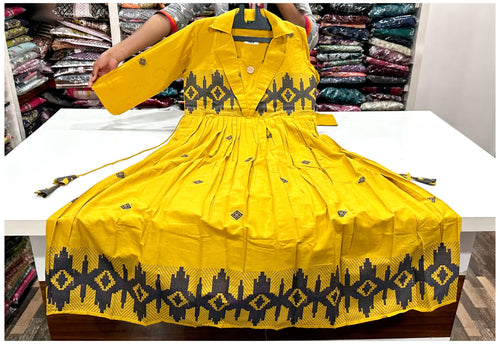 premium cotton , jamdani frocks