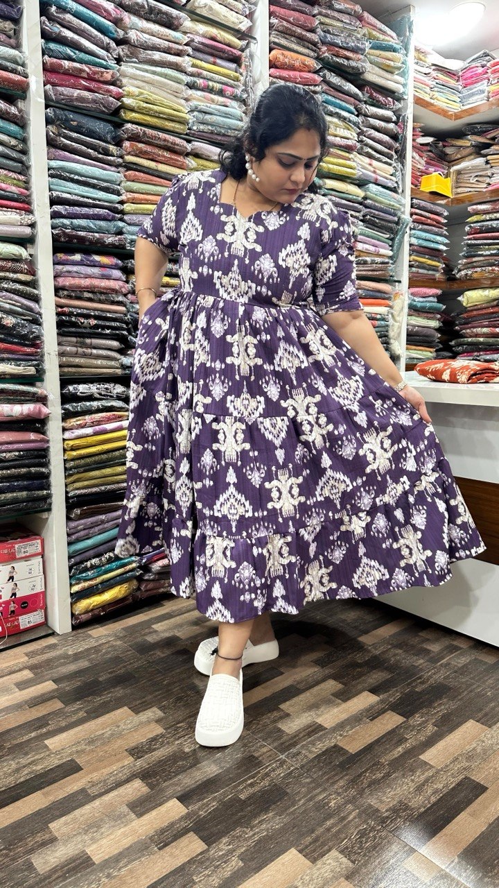 Premium Berlin Fabric Designer Frocks