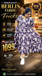 Premium Berlin Fabric Designer Frocks