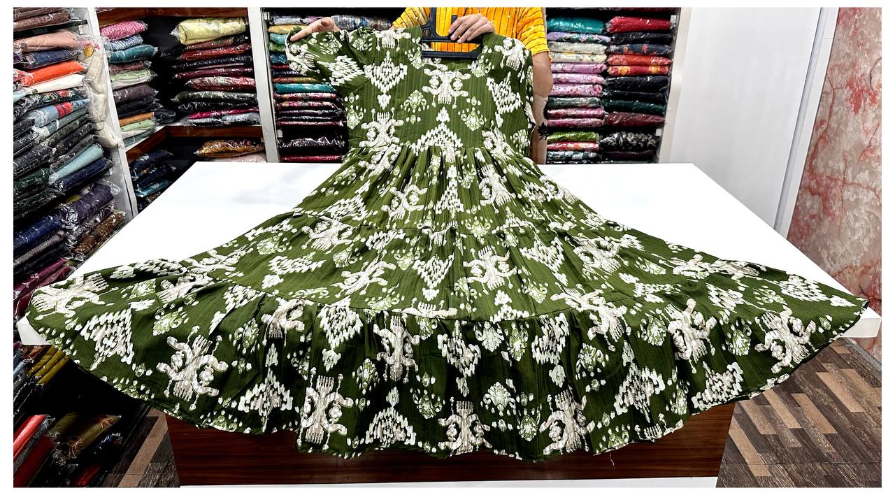 Premium Berlin Fabric Designer Frocks
