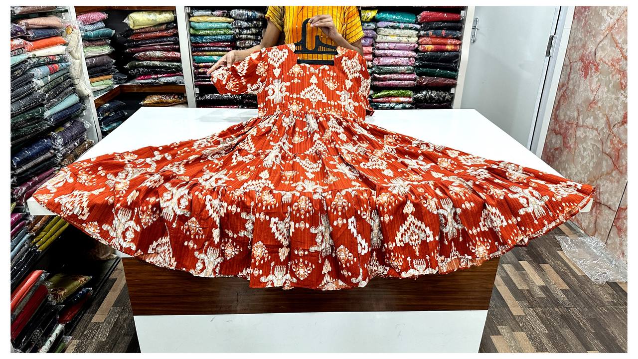 Premium Berlin Fabric Designer Frocks